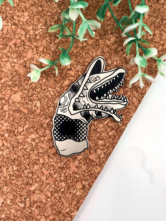 Sandworm Enamel Pin